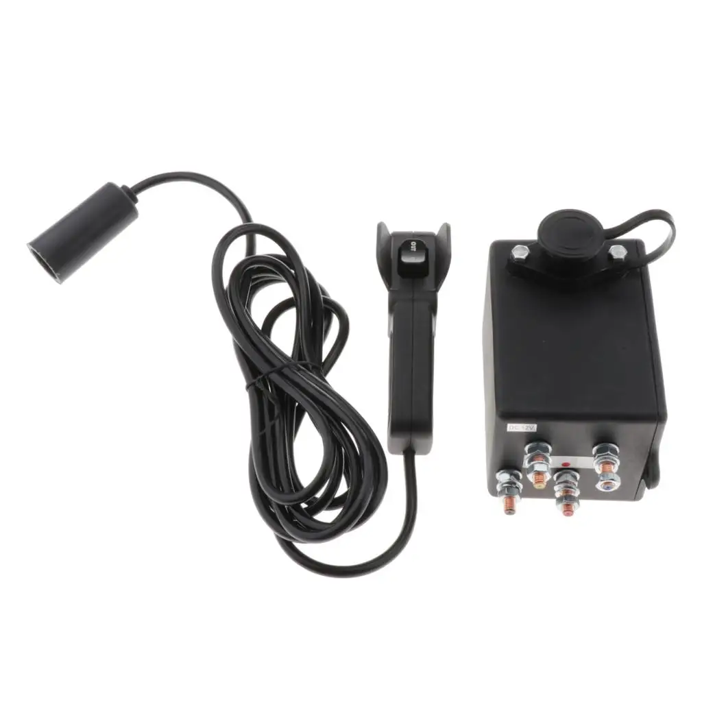 

12V 250A ATV UTV Solenoid Relay Contactor & Winch Rocker Thumb Switch