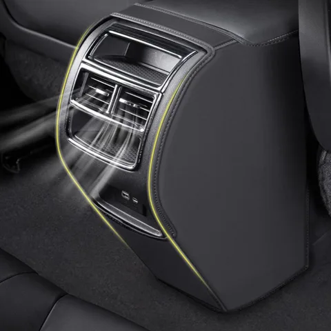 Для Skoda Kodiaq 2017 2018 2019 2020 2021-2023 автомобильный коврик для подлокотника, противоударная накладка из микрофибры, кожаный защитный чехол, аксессуары