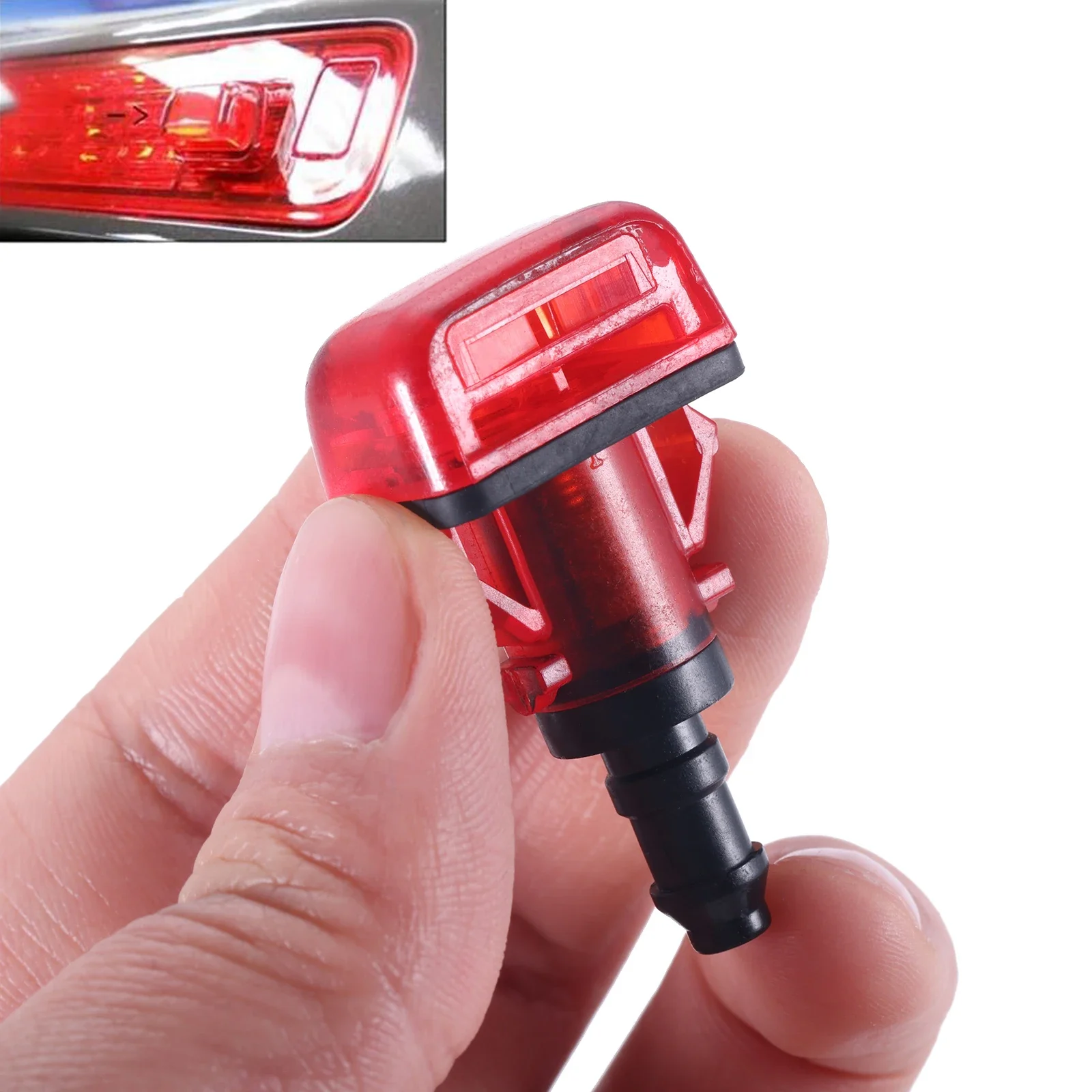 

Красная Пластиковая Омыватель лобового стекла для автомобиля Honda Pilot MK2 2009-2015 76850-SZA-A01 76810-SZAA01, 1 шт.