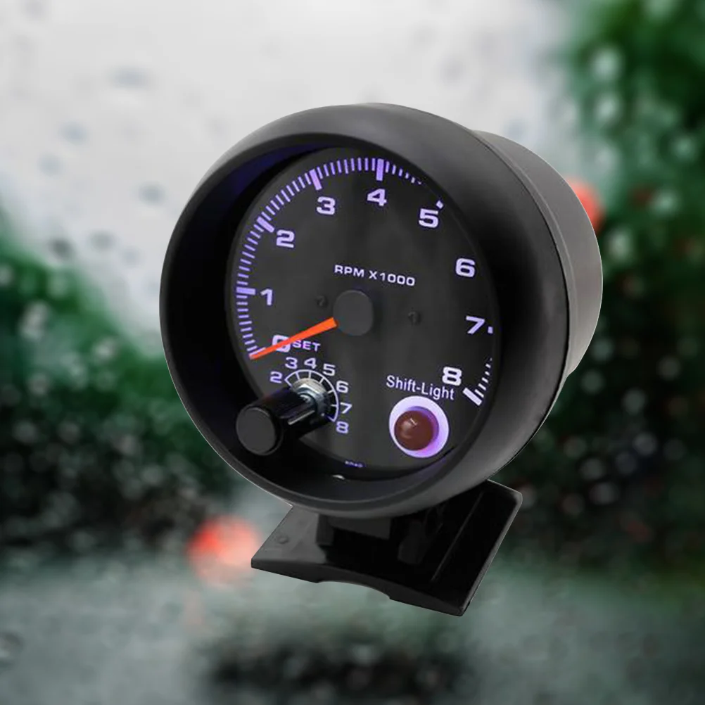 

Car Tachometer Car Gauge 3.75 Inch Boost Gauge Alarm Universal Meter