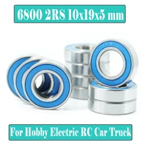 6800 2rs bearing 10pcs 10x19x5 mm abec 3 hobby electric rc car truck 6800 rs 2rs ball bearings 6800 2rs blue sealed