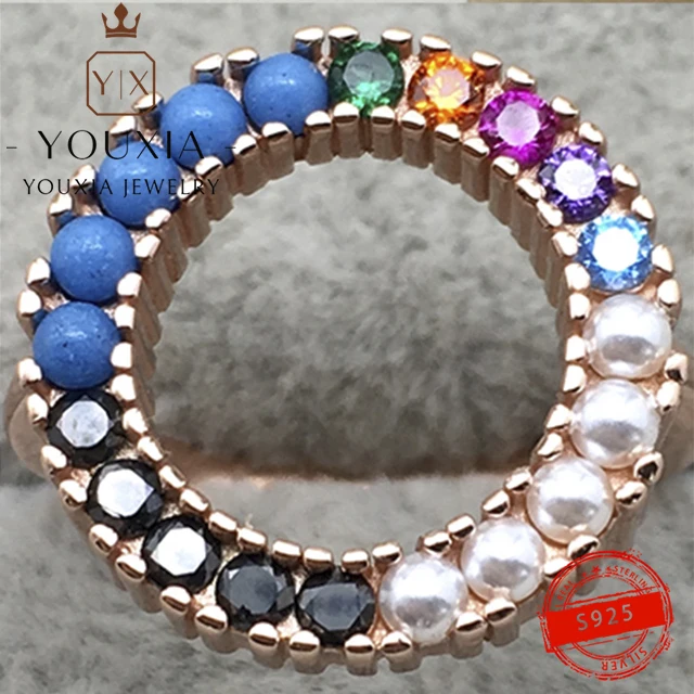 

1:1 Hot sale Western style customized Simple Luxury Design Holiday Gift Couple Ring Beautiful Matching Jewelry Valentine's Day