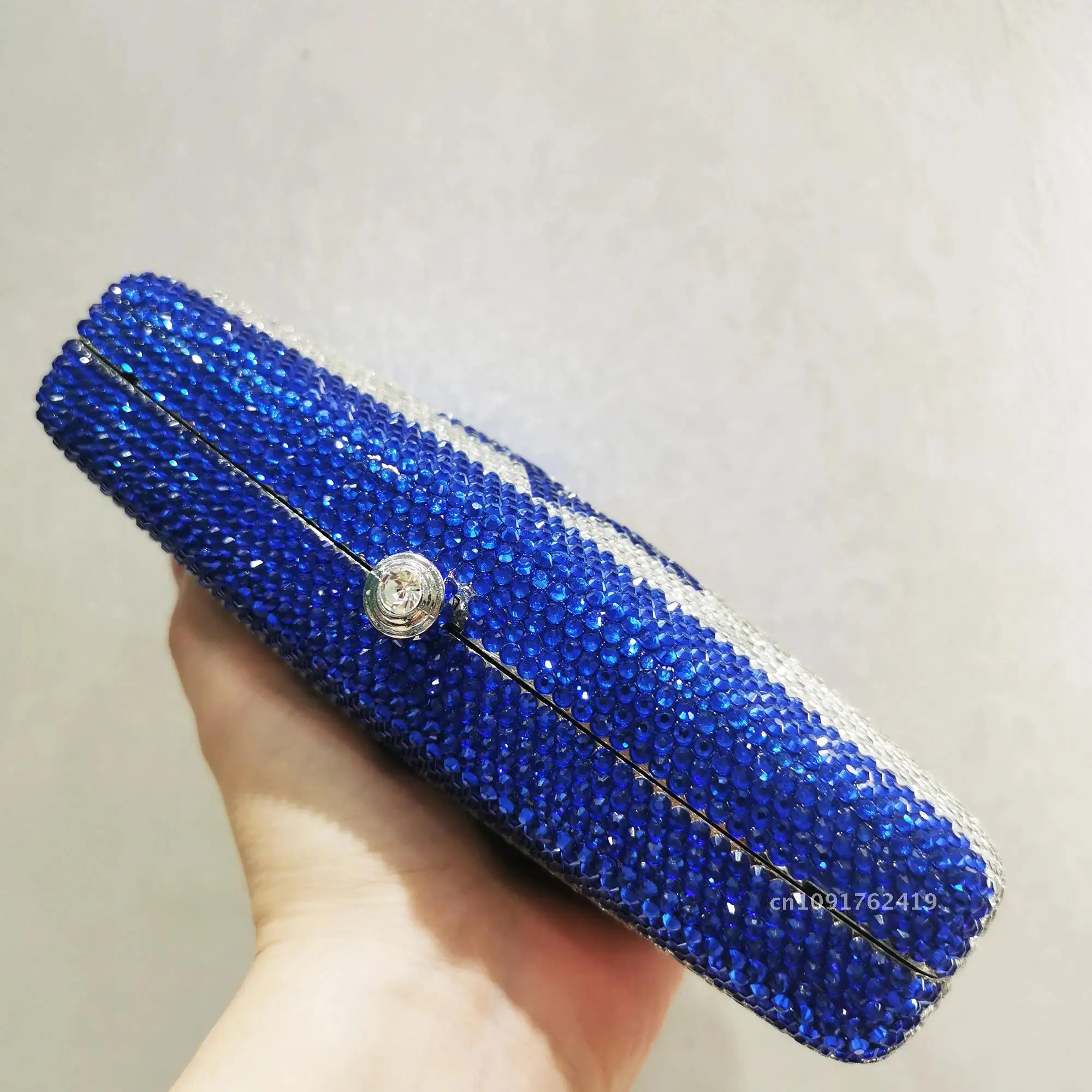 XIYUAN индивидуальные роскошные кристаллы с дизайном флага Израиля вечерняя сумка