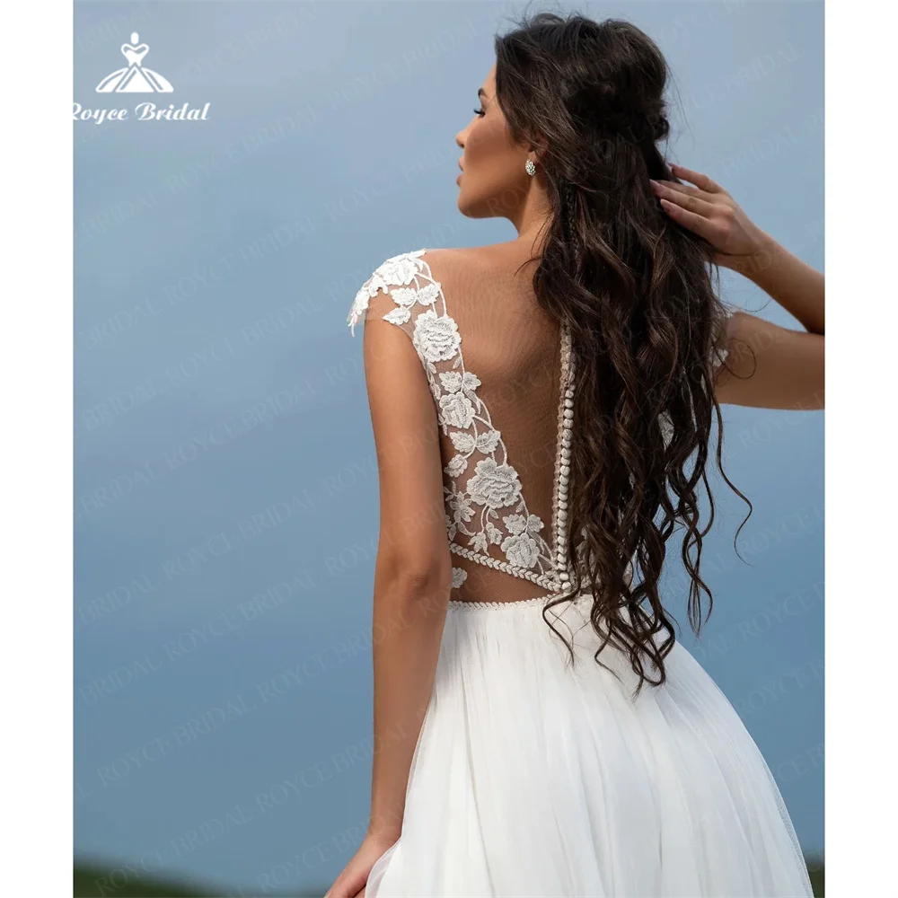 Свадебные платья трапециевидной формы индивидуальное тюлевое кружевное платье