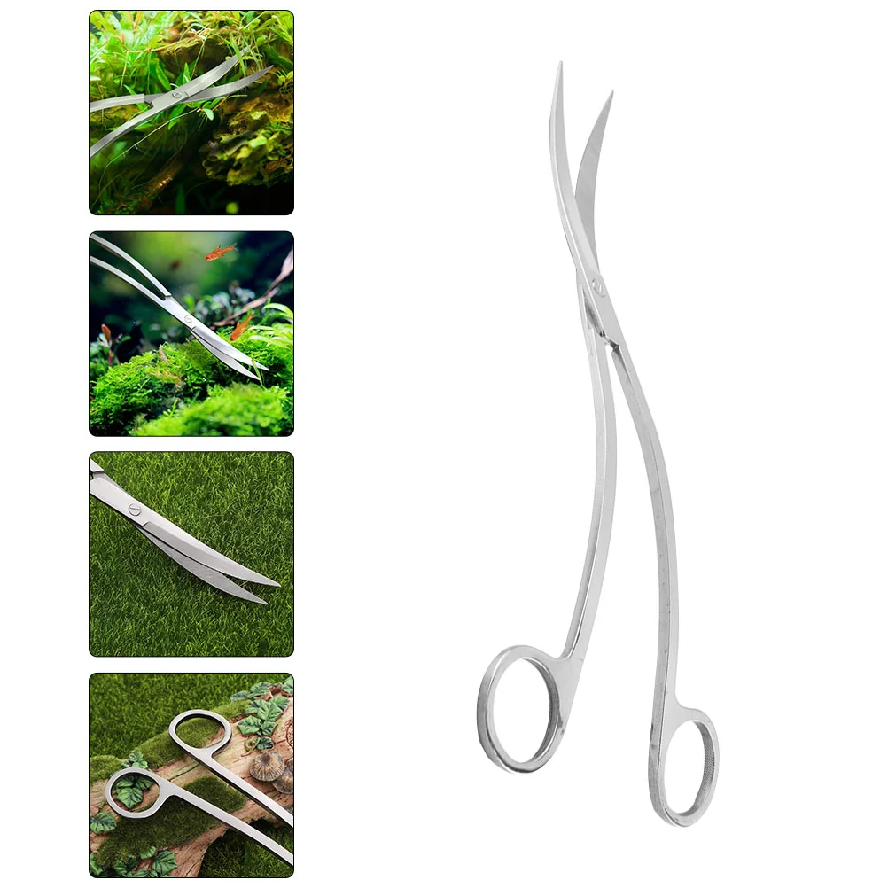 

Aquarium Scissor Scissors Wavestainless Steel Forcurved Tongstank Trimming