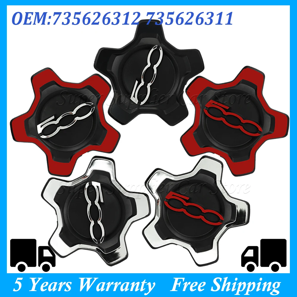 1 шт. для Fiat 500X 334 2014-2023 Центральная Крышка Ступицы Колеса 735668196 прочная