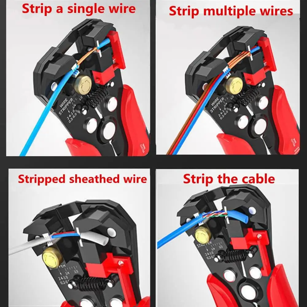 Инструмент для зачистки проводов плоскогубцы резки саморегулирующийся