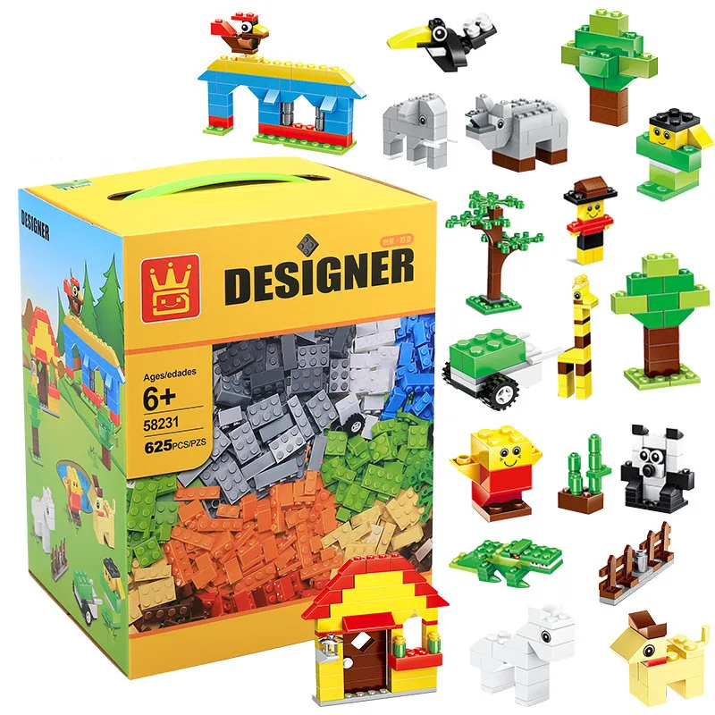 

625 шт., Детский конструктор «сделай сам»