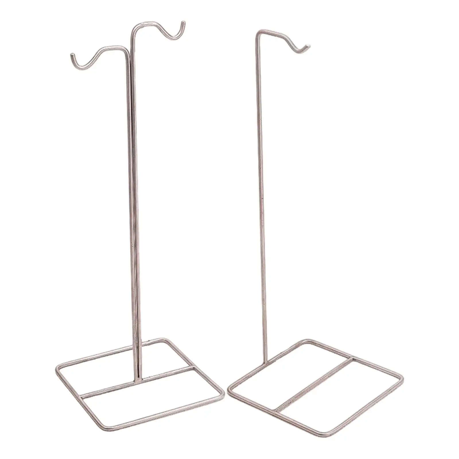 

Metal Scarf Handbag Holder Underwear Rack Countertop Bag Purse Display Stand