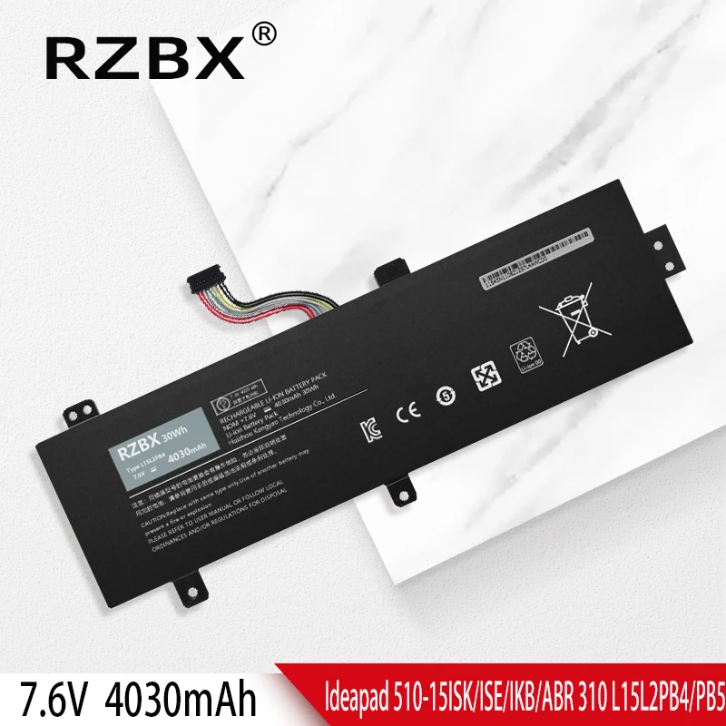 

Аккумулятор RZBX для ноутбука LENOVO Xiaoxin 310-15IAP Ideapad 310-15ISK/15IKB/15ABR/15IAP 510-15ISK/15ISE/15ABR L15C2PB7 L15C2PB4