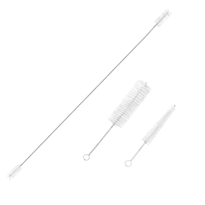 Набор для чистки трубы валторны тромбона нейлоновая щетка из нержавеющей стали