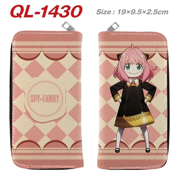 

Anime SPY×FAMILY Anya Forger Yor Forger Zipper Wallet Coin Purse School Office Long Money Bag 1058