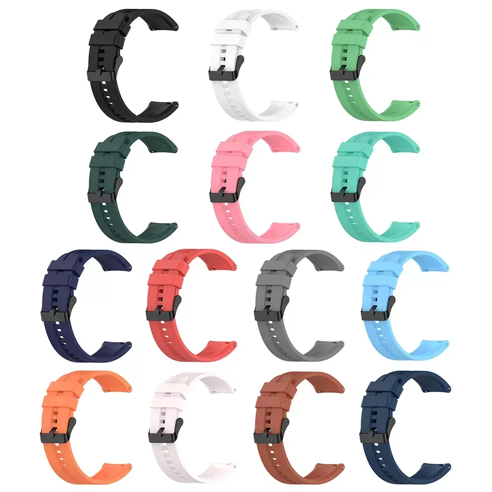 

22mm Silicone Band Watch GT 3 46mm/GT Runner Sport Watch Wrist Bracelet Replacement Strap Smartwatch Accessories NEW