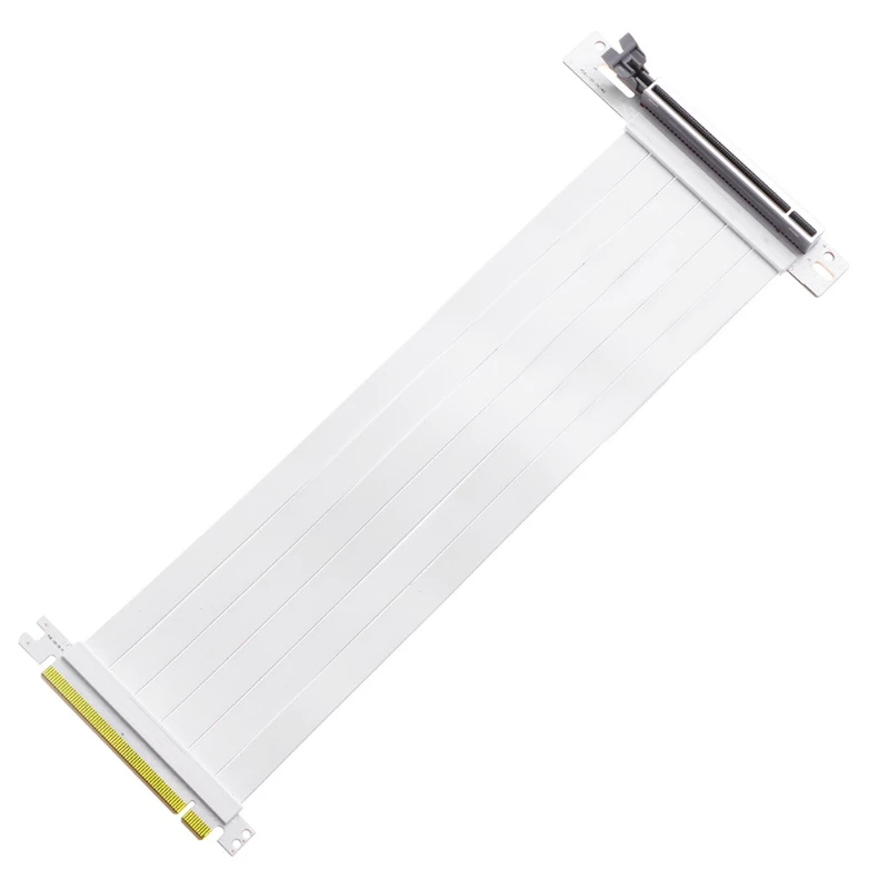 

High Speed Graphics Cards PCI Express 16x Flexible Cable Riser Card PCI-E X16 Extension Adapter For GTX, RX series White