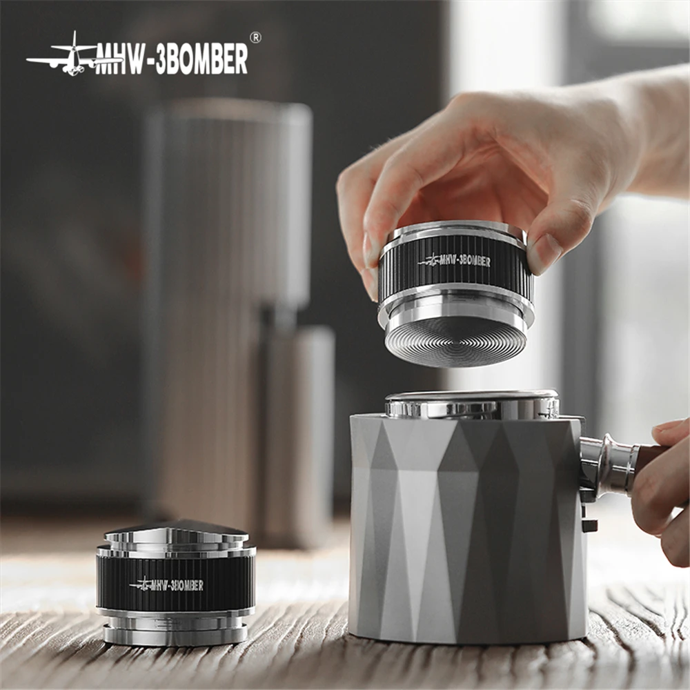 

Регулируемая двойная кофейная головка, устройство для выравнивания глубины кофе, эспрессо 51/58, 35 мм, подходит для профессиональных тамперов