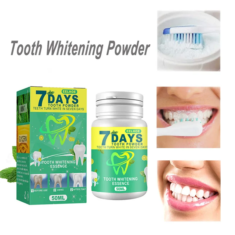 

50ml Teeth Whitening Powder Tooth Stain Cleaning Powder Fresh Breath Professional Teeth Whitening Products Oral Hygiene Supplies
