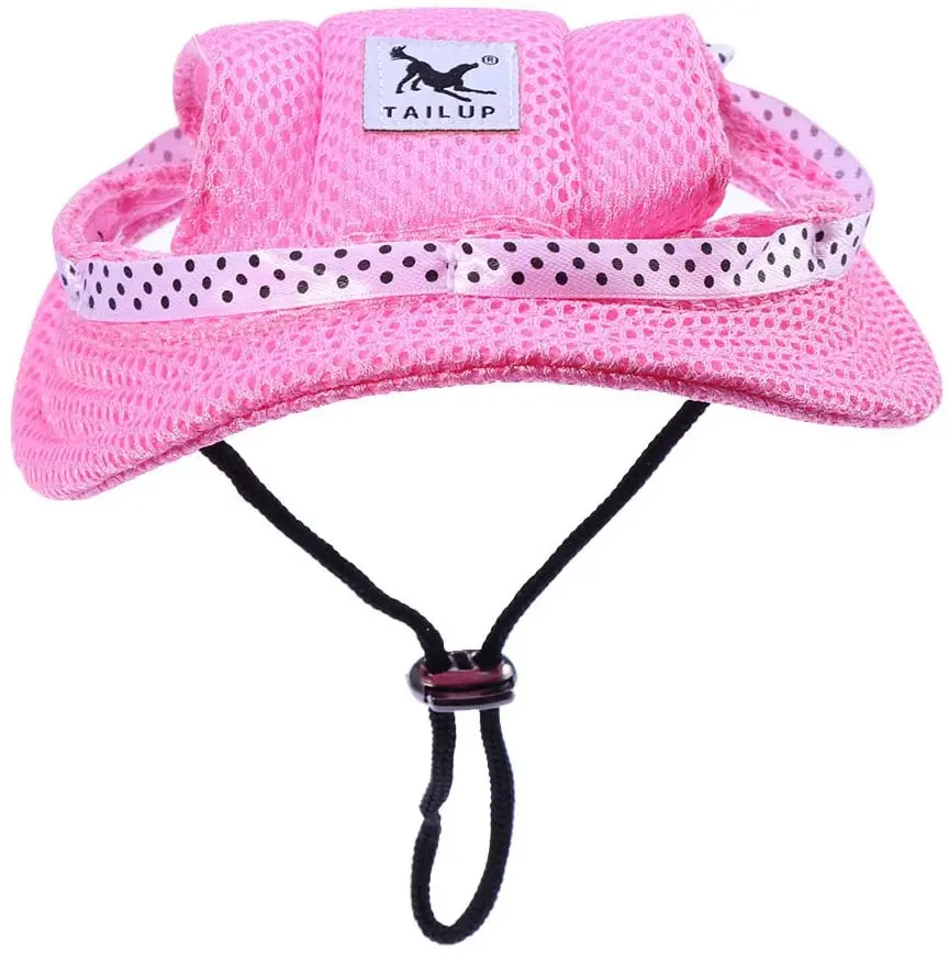 

ATUBAN, солнцезащитный козырек для собак, сетчатая пористая ткань с отверстиями для ушей для маленьких собак, аксессуары для маленьких собак, ш...