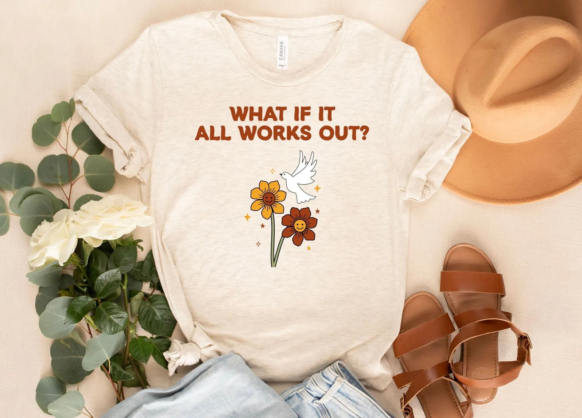 Что если все работает футболка с положительными высказками самовлюбление