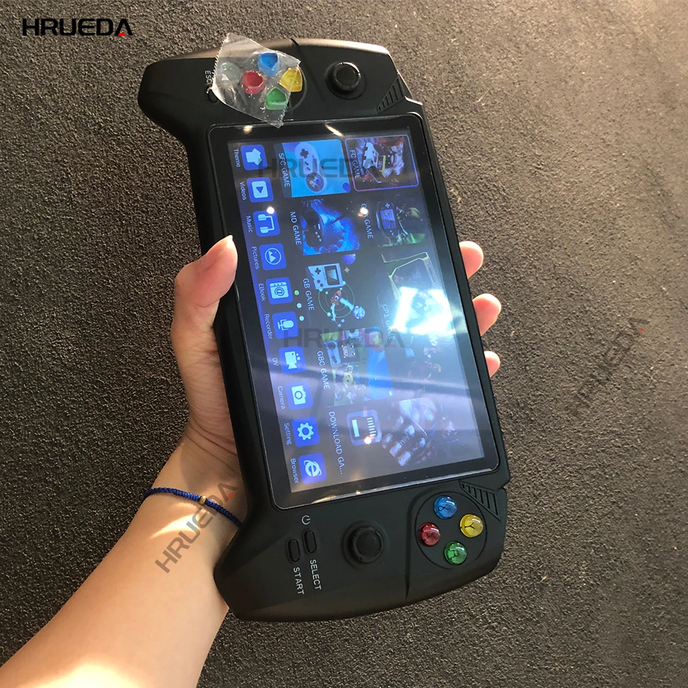 Портативная Классическая игровая консоль в стиле ретро 16 ГБ 7-дюймовый игровой