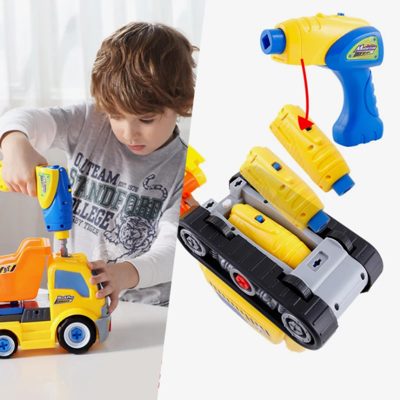 

Интерактивная разборка гаек для родителей и детей, инженерный автомобиль, вертолет, поезд, съемная сборка, электроинженерные игрушки