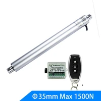 linear actuator with controller 12v 24v max 1500n 15mms for window open sunshine greenhouse
