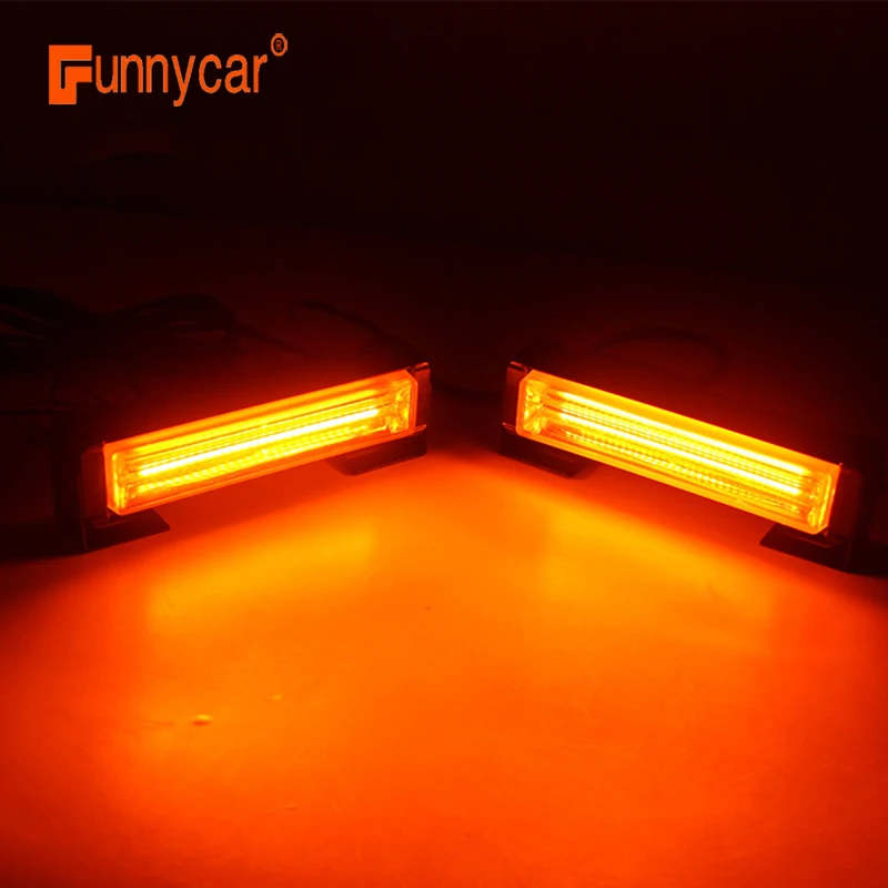 Светодиодная Автомобильная передняя решетка радиатора 40 Вт 80 предупреждающая