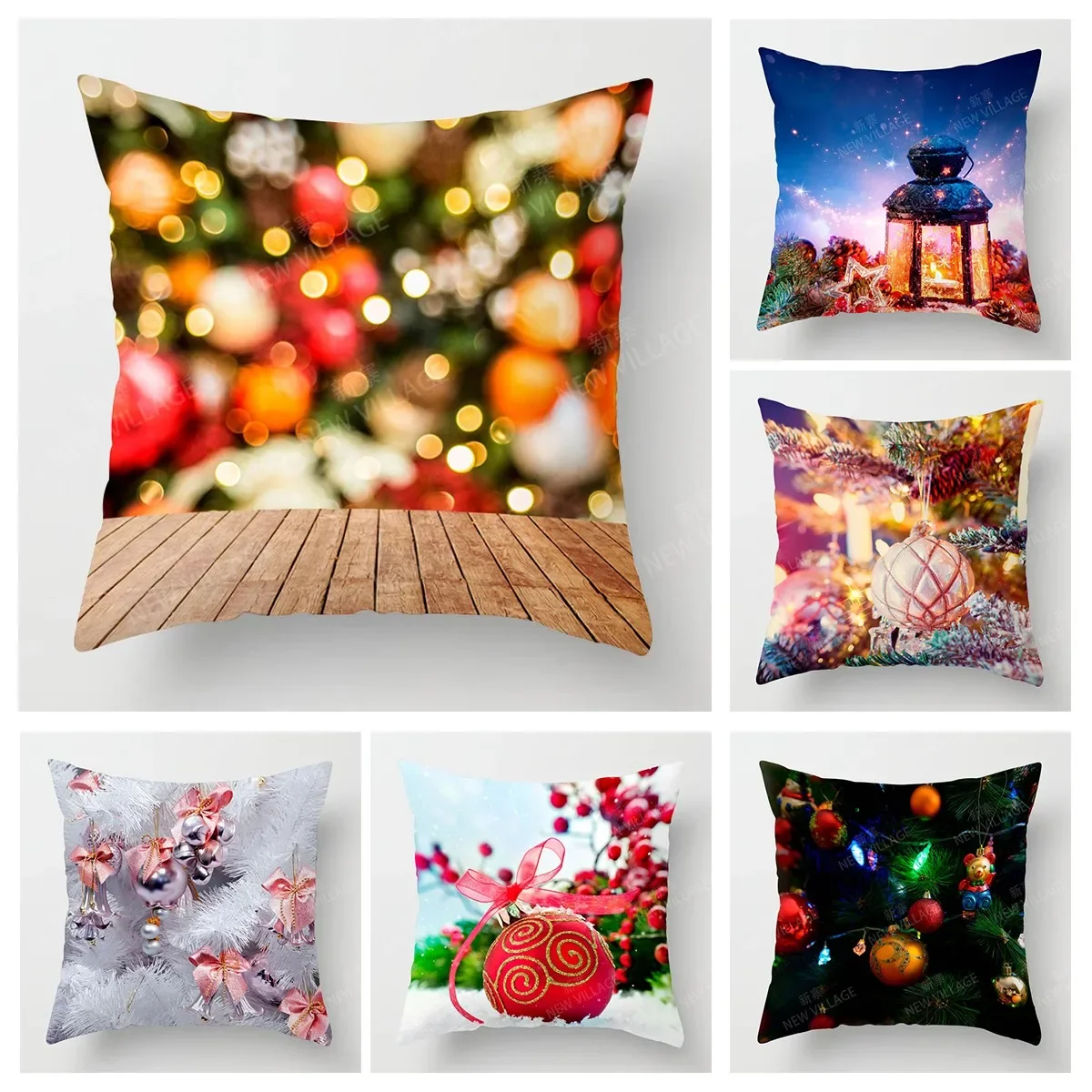 

christmas pillow cushion cover Home decorations throw pillow covers 45*45 pillowcase 40x40cm 50x50 45x45
