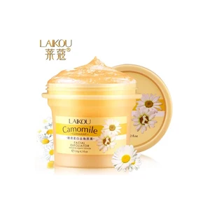 LAIKOU гель-скраб для глубокого очищения лицаgo Cutin отшелушивающий для лица крем натуральный оргонический немецкий экстракт ромашки для тела отшелушивающий