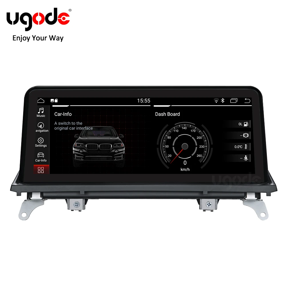 10.25-дюймовый дисплей Android с функцией Bluetooth для авторадио BMW CCC CIC NBT Ugode для X5 X6 E70 E71 F15 F16.