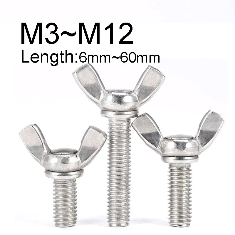 

Ручные винты с овечьим углом из нержавеющей стали M4-M8
