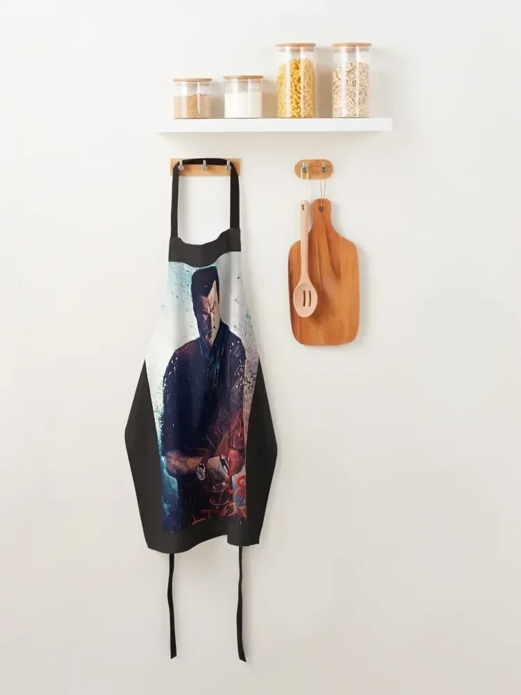 Фартук Steven Seagal кухонные аксессуары 2022 настраиваемые женские рождественские