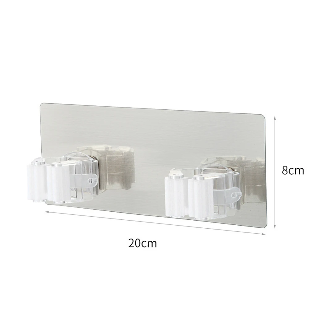 

Настенный держатель для швабры, белый/черный