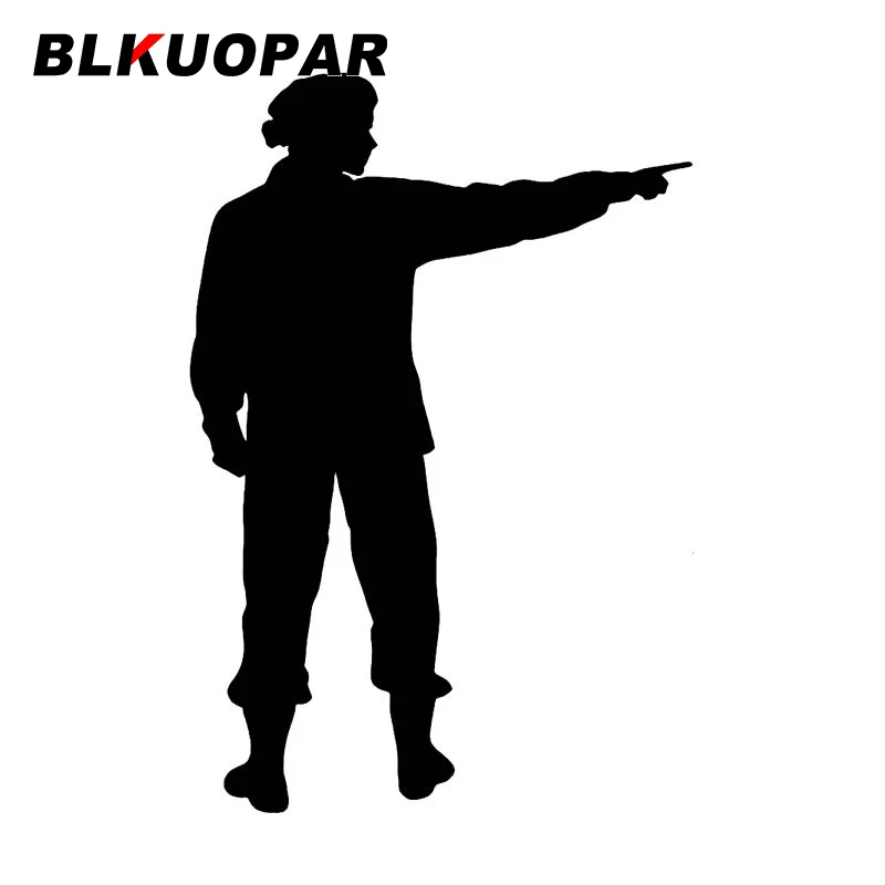 

Наклейки на автомобиль BLKUOPAR, женщина-солдат, наклейки на автомобиль, персональные водонепроницаемые солнцезащитные наклейки для кемпера, окклюзия, декор от царапин