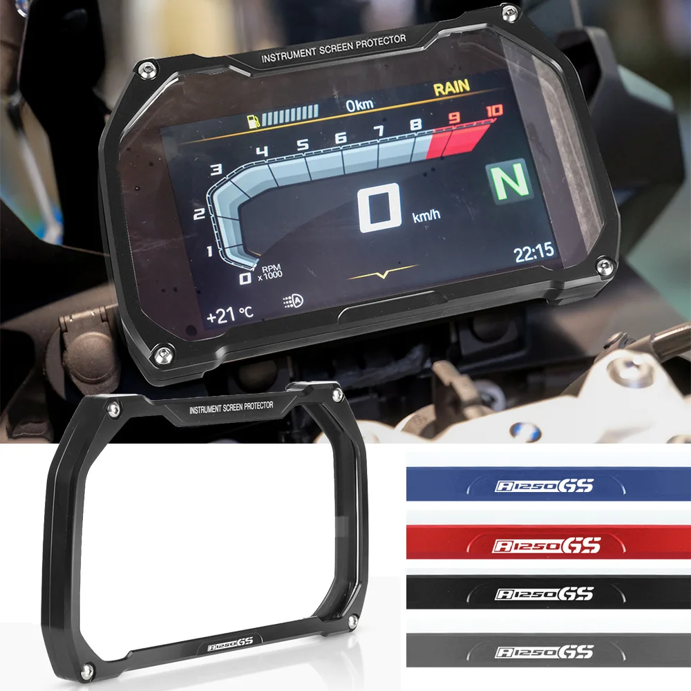 

For BMW R1250 GS R 1250 GS R1250GS ADVENTURE ADV Motorcycle Aluminum Glare Shield Meter Frame Screen Instrument Protector Cover