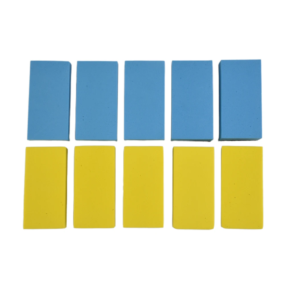 

10Pcs Car Ceramic Coating Sponge Glass Nano Wax Coat Applicator Polishing Pads Car Polishing Sponge Washing Tool
