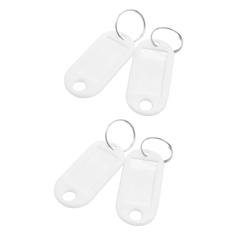 

NEW-Key Ring Tags(200Pcs White)
