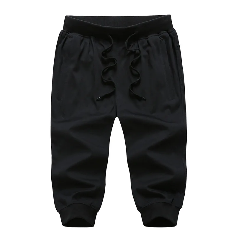 9XL Summer Men Sweatpants Zipper Pocket Drawstring Loose Sport Pant male Casual Jogging Running Fitnesss Workout Pant Sportswear