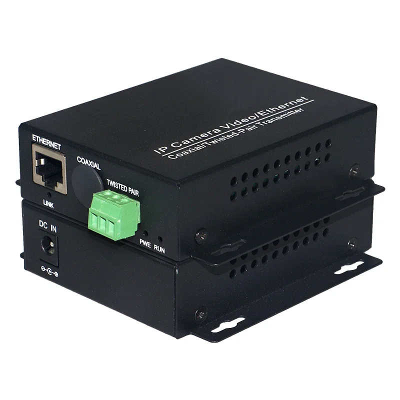 Ethernet-адаптер для систем безопасности переходник с 2 проводами ip-камер и кабелей