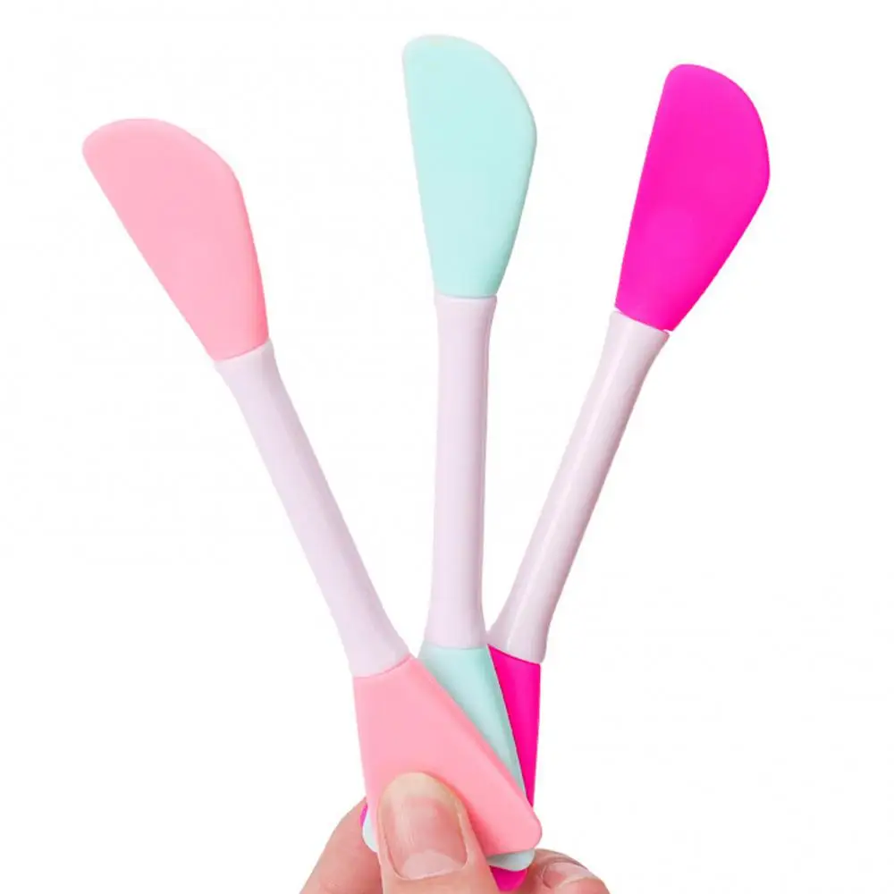 

1PCS Silicone Face Mask Brush Double-headed Mask Stirring Brush Even Smear Portable Beauty Makeup Tool Skin Care Supplies Woman