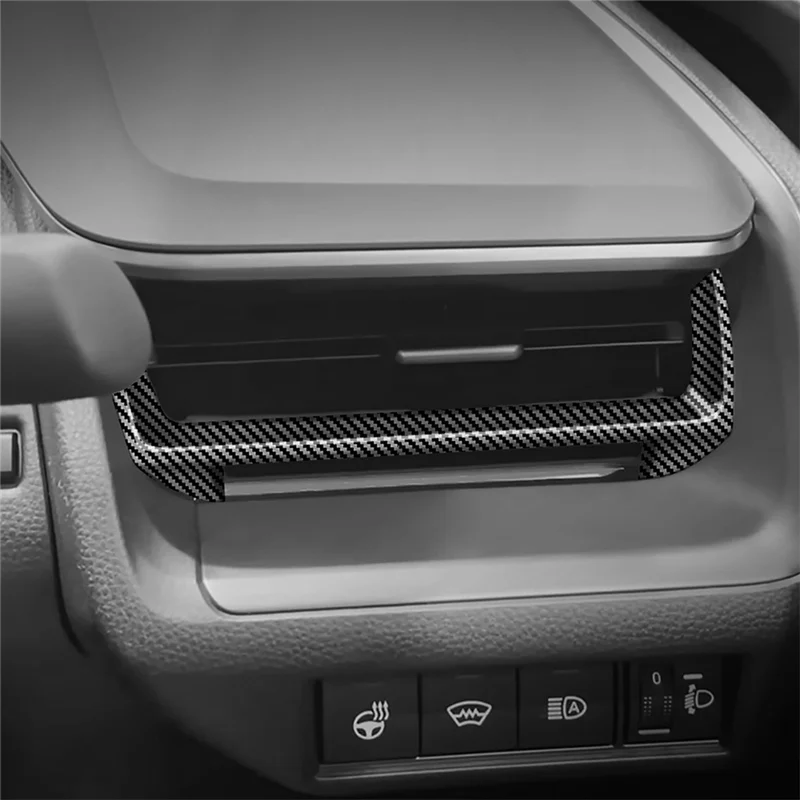 Автомобильная консоль из углеродного волокна розетка для кондиционера накладка