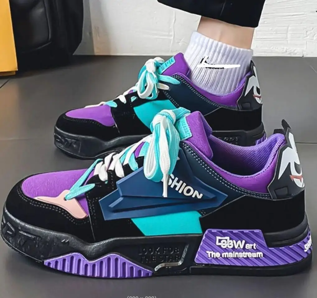 Мужские Нескользящие кроссовки в стиле хип-хоп