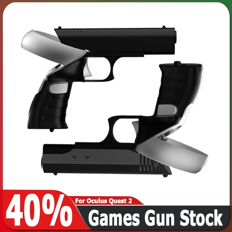 

VR Games Gun Stock Accessories For Oculus Quest 2 Simulat pistol Enhanced FPS Gaming Experience For Oculus Quest2 VR Accessories
