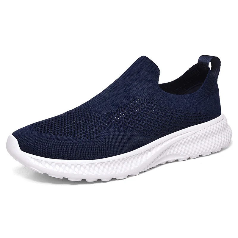 

New Summer Breathable Loafers Men Black Lightweight Mens Sneakers Comfortable Fashion Casual Shoes Sports Leisure Trend Tennis