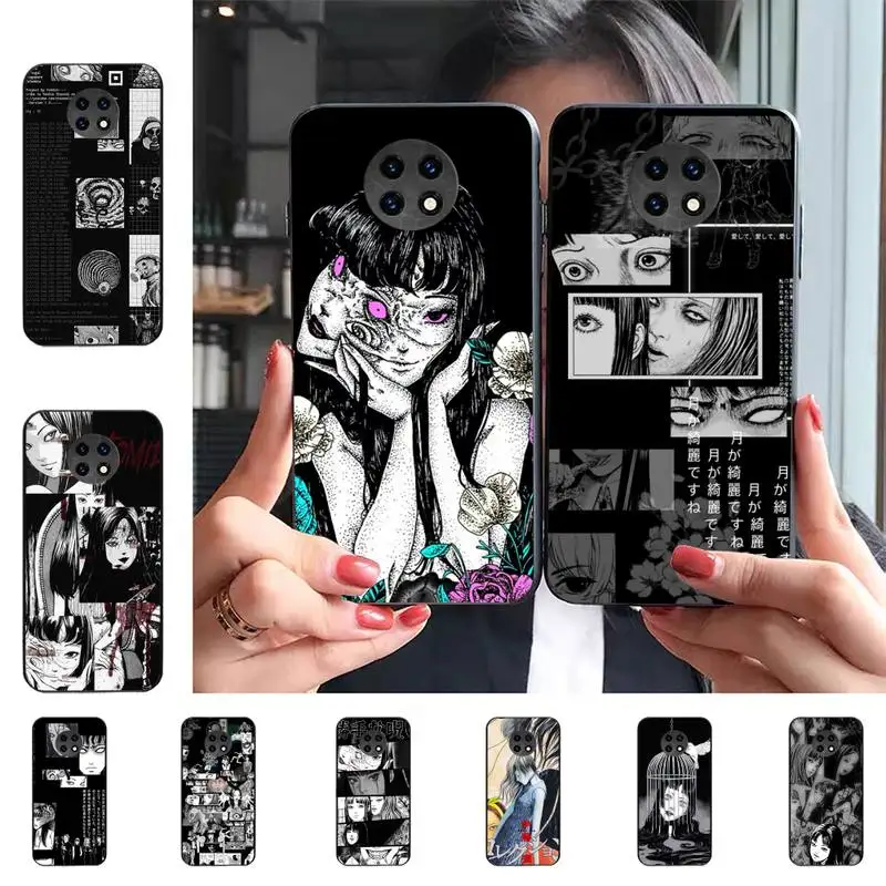 

Junji Ito Tees Horror cartoon Phone Case For Redmi 9 5 S2 K30pro Silicone Fundas for Redmi 8 7 7A note 5 5A Capa
