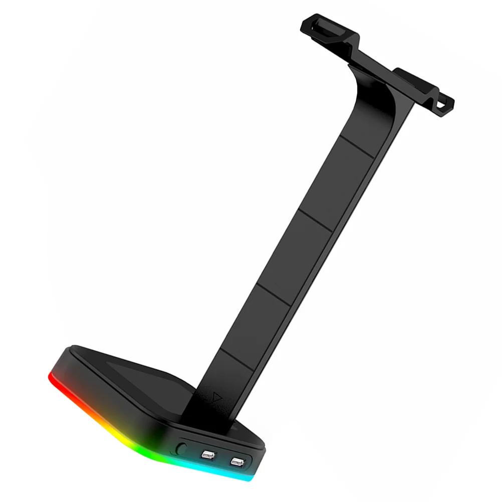 

1PC Portable RGB Lighting Headset Display Stand Headphone Rack Desktop Earphone Stand
