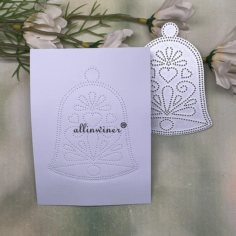 

Рождественское украшение колокольчик металлические штампы трафареты для «сделай сам» Скрапбукинг декоративное тиснение ручная работа шт...