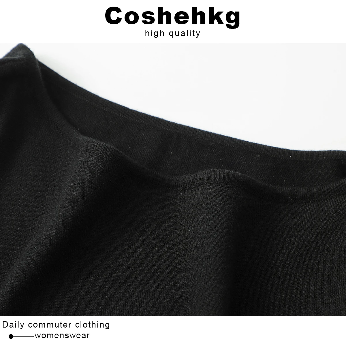 Coshehkg/корейская серия повседневный однотонный вязаный женский топ с косым