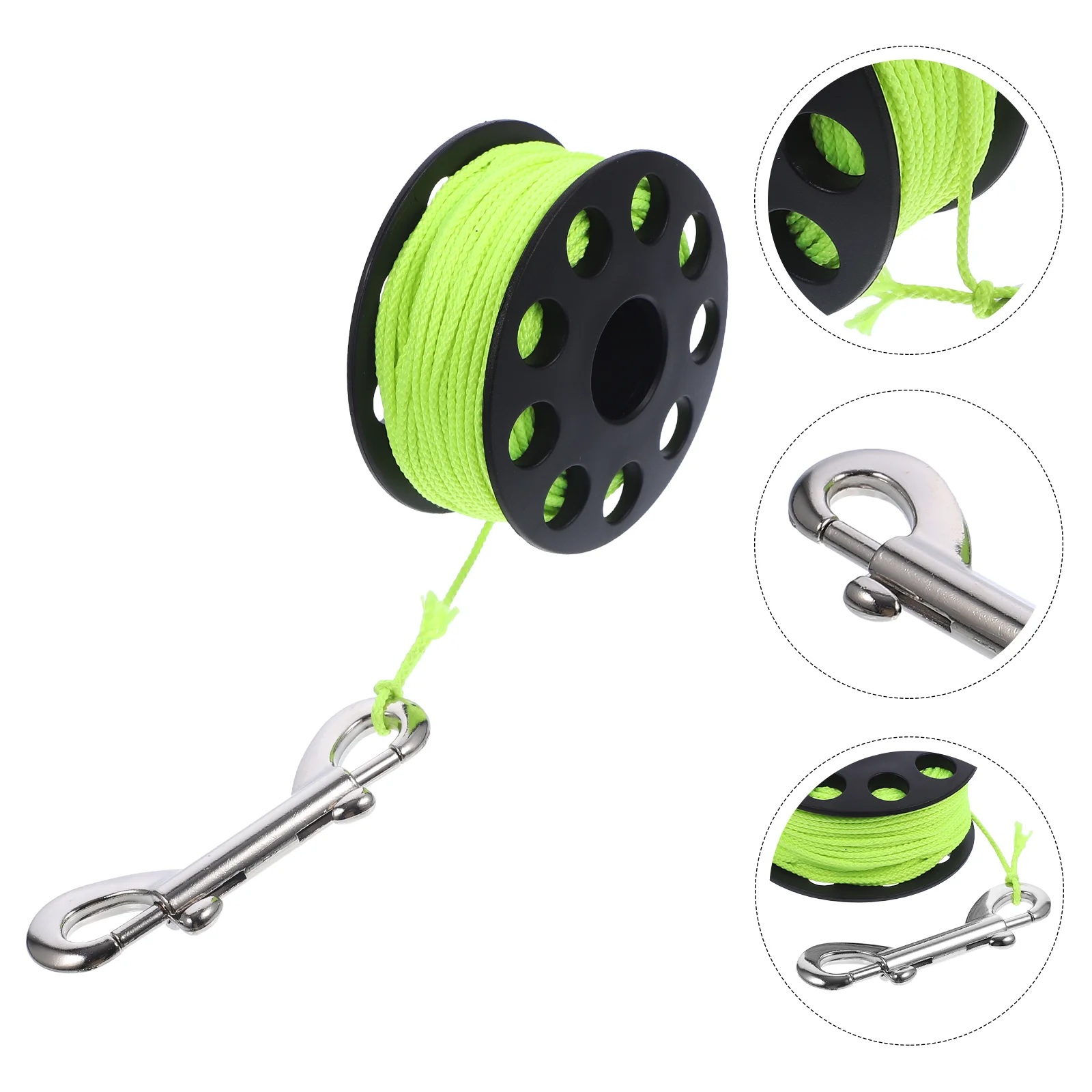 

Scuba Diving Spool Cave Diving Finger Spool Snorkeling Spool Reel with Snap Clip