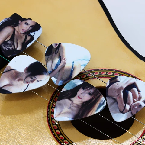 SOACH модные 10 шт. 0,46/0,71/1,0 мм толщина медиаторы сексуальная красота аксессуары для гитары медиатор для укулеле гитарные весла