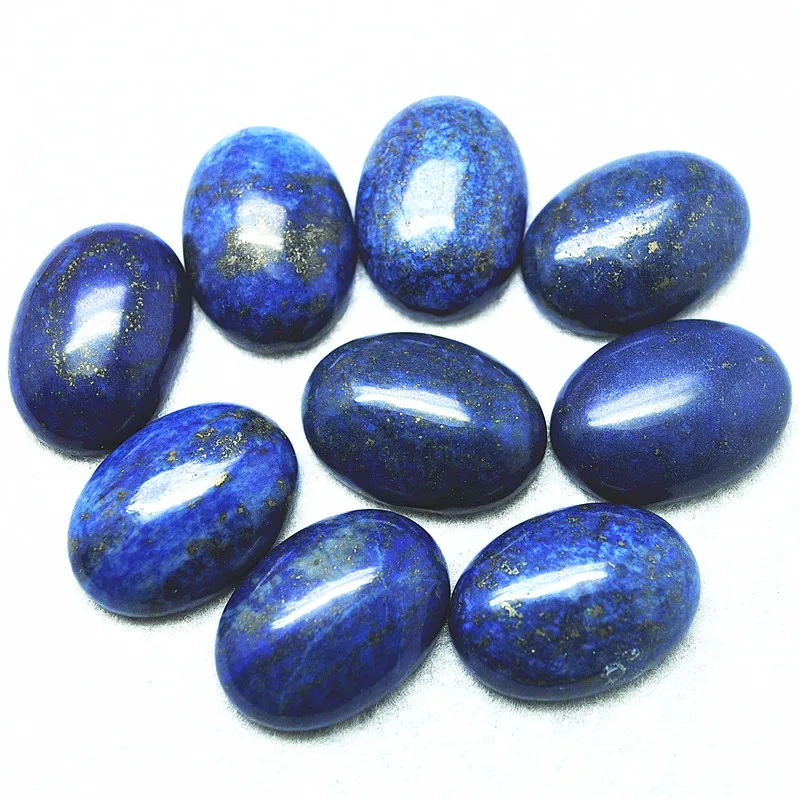 Кабошоны из натурального пирита 20x30 мм 5 шт. | Украшения и аксессуары